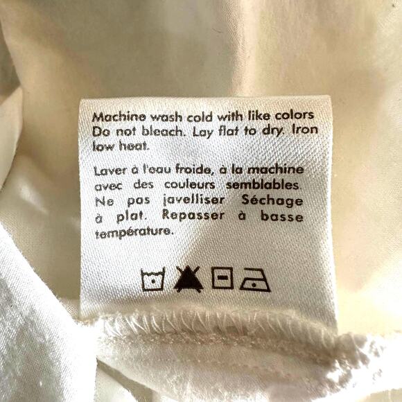 Ingrid & Isabel Lace Off the Shoulder 100% Cotton Maternity Top Ivory Size XS - Picture 10 of 11